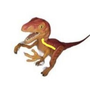 Jurassic Park JP10 Electronic Velociraptor Raptor Dino Scream Kenner 1993
